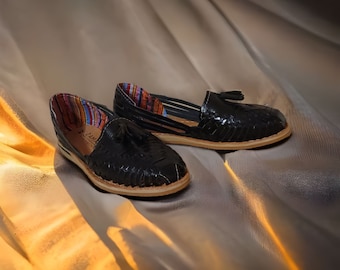 Sandalias Huarache de Cuero Hechas a Mano: Zapatos Boho Mexicanos
