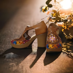 Mexican wooden shoes store