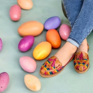Huarache Sandals Women, Mexican Huarache Sandals, Leather Footwear, Casual Shoes, Boho Women&#39;s Shoes | Tassel (LAST PIECES)