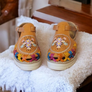 Platform Shoes, Huarache sandals, Mexican Women Shoes, Mexican huaraches, leather shoes, women sandal, boho sandals handmade, all sizes