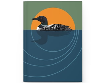 Common Loon Hardcover Journal