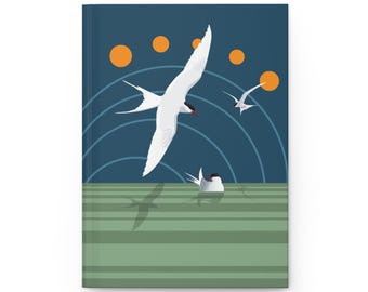 Arctic Terns Hardcover Journal