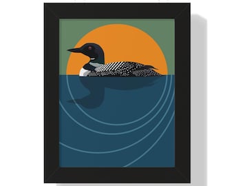 Common Loon (Framed Fine Art Print)