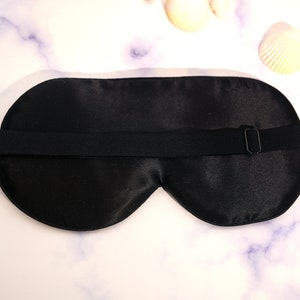 100 % soie de mûrier Masque pour les yeux de sommeil réglable fait à la main Soie biologique pure 16MM Sommeil de beauté Zéro Pression Respiration douce pour la peau image 10