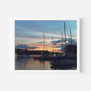 Sailboat Sunset, Sailboat Photography, St. Lucia, Sunset, Boat Photography, Wall Art, Home Decor