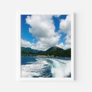 Boat Wake, Caribbean Photography, St. Lucia Photography, Nature Photography, Wall Art, Home Decor