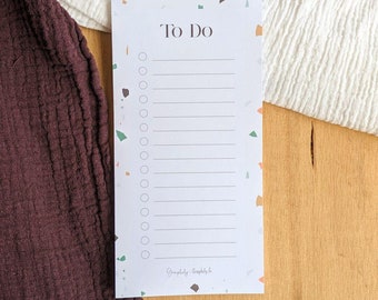 TO DO LIST - Bloco de notas To Do List - modelo Terrazzo