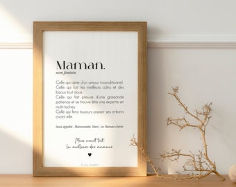 Cartaz da mãe / Cartaz do dia das mães / Presente do dia das mães / Presente do dia das mães / Mãe / Mães