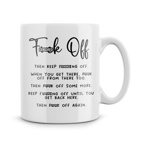 Funny Rude Mugs Novelty Gifts For Friends Work Colleagues Office Banter Joke Present Best Friend Birthday Christmas Secret Santa Humour Mug
