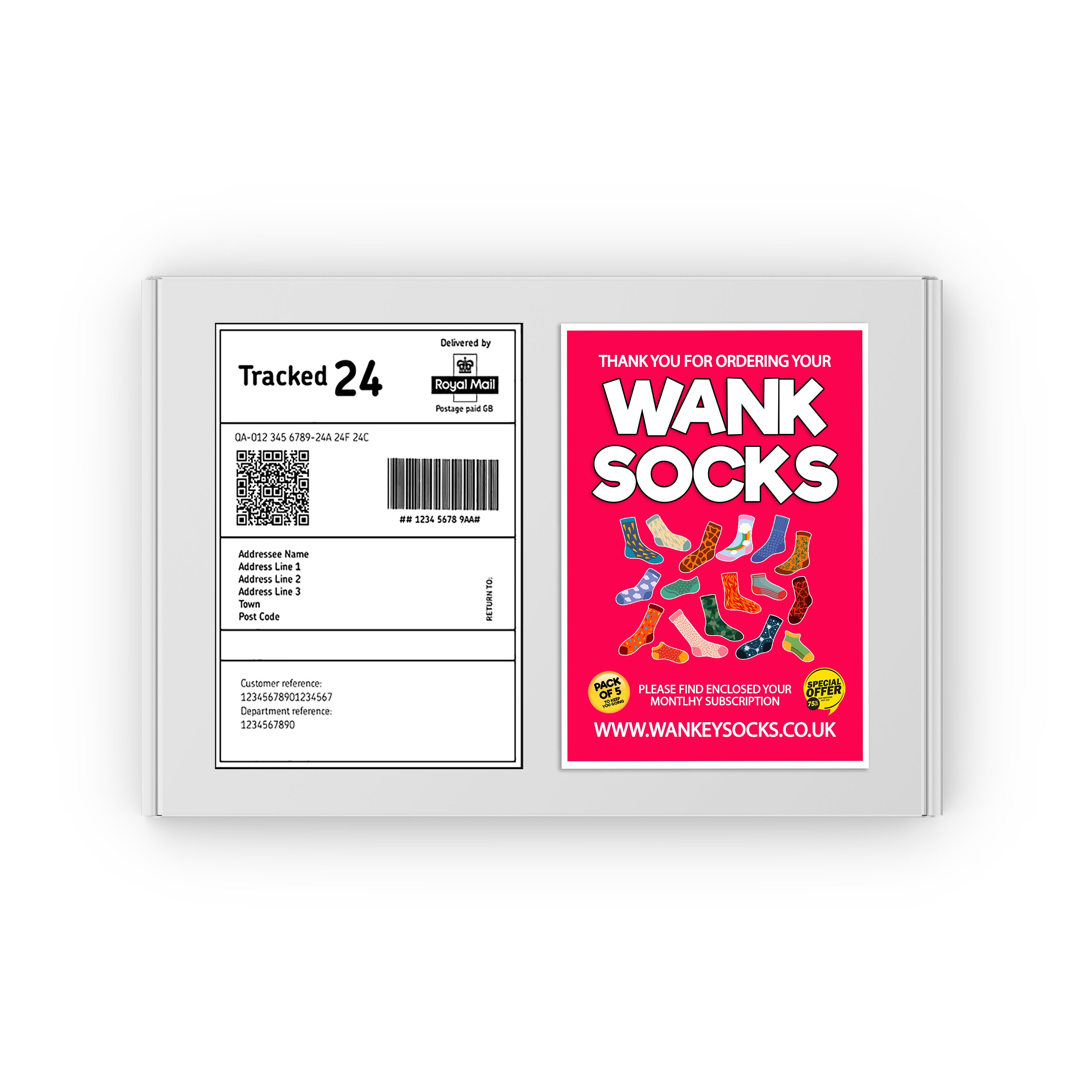 Funny Prank Empty Mail Box Wank Socks Funny Post Mail - Etsy UK