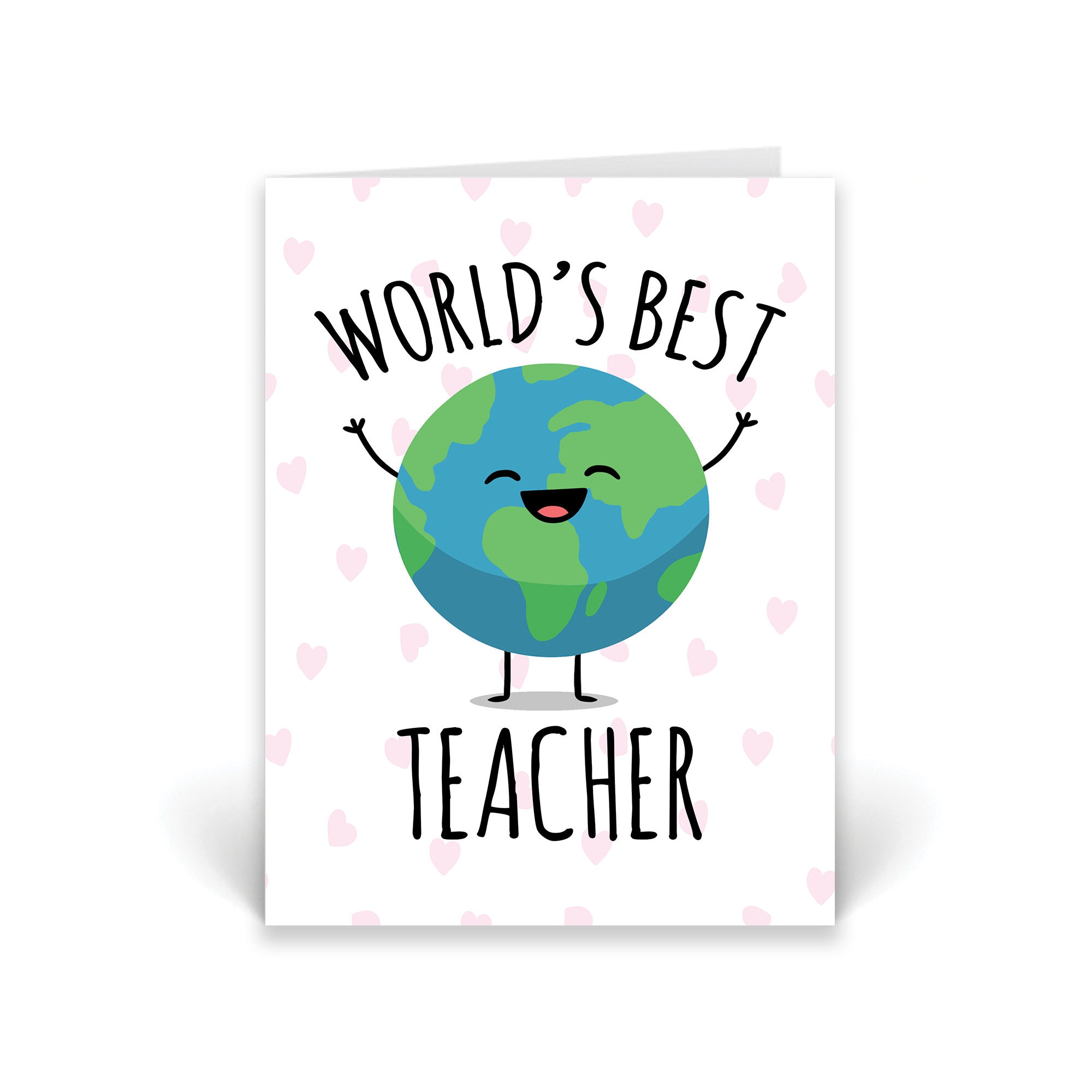 World's Best Teacher Card – Thank You Teacher Greeting Cards