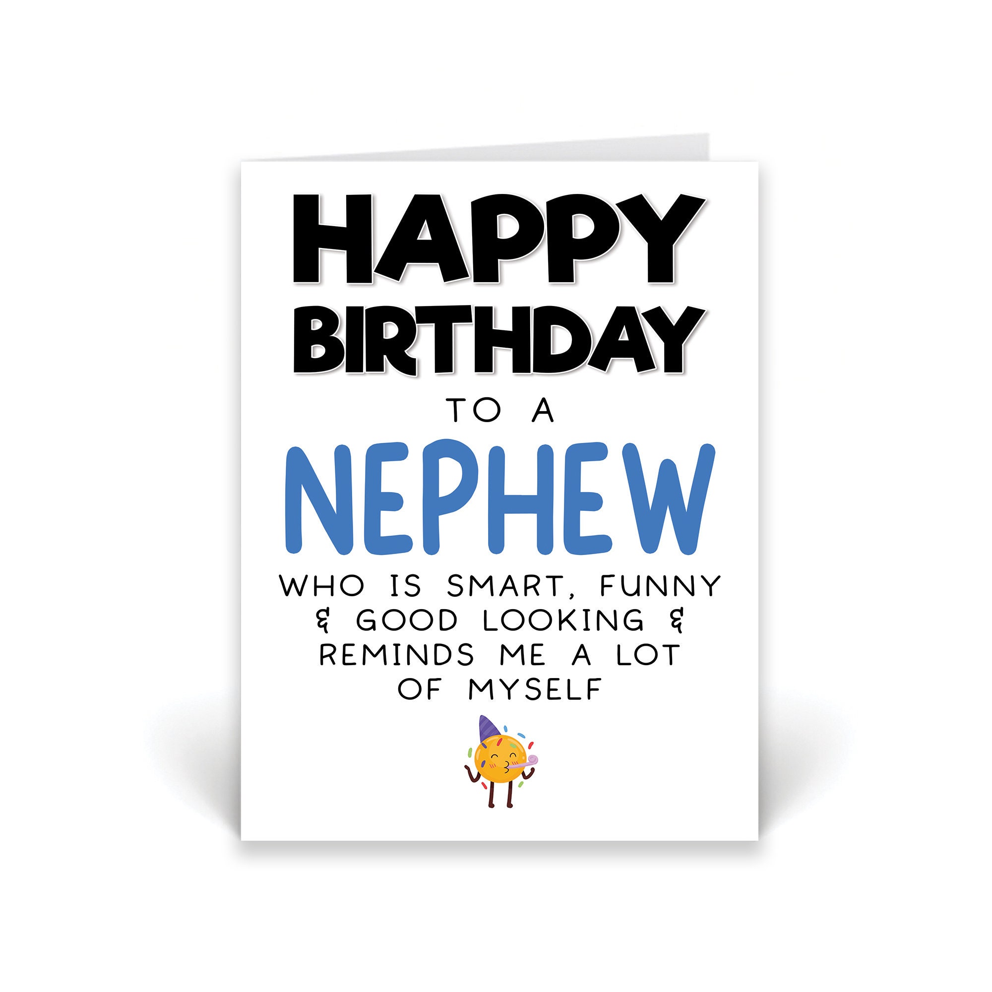 Funny Nephew Birthday Card Nephew Birthday Card Comedy Joke - Etsy