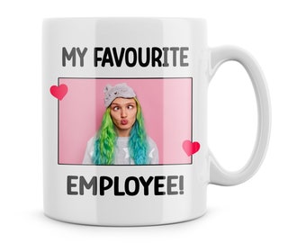 Personnalisé Bureau Potins Reine 284ml Tasse Drôle Blague Travail Employee  Boss