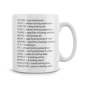 Funny Rude Mugs For Friends F*ck Off Mugs Work Colleagues Office Banter Joke Present Best Friend Birthday Christmas Secret Santa Humour Mug