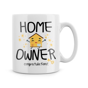 Home Owner Congratulations Mug First Home Homeowner Funny New Home Gift Congratulations Housewarming Present Bestie Colleague Rude Gift Joke