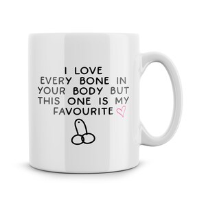 Funny Mugs Willy Boner Joke Rude Gift Christmas Present For Boyfriend Husband Naughty Gift For Him Anniversary Valentine&#39;s Birthday Banter