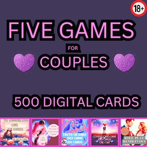 Paquete de juegos para parejas: regalo de San Valentín con 500 tarjetas picantes y románticas para noches de citas inolvidables, conexión profunda y juegos de rol divertidos.