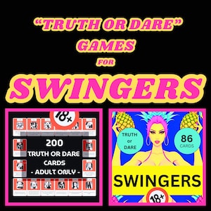 Wahrheit oder Pflicht Swinger-Spiele | 286 Digitale Karten für Erwachsenen Party Spaß | Swinger Lebensstil | Sofort Download Geschenk für Abenteuerlustige.