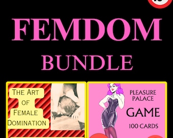 Ultimate Femdom Bundle • 200 Printable Cards • 2-in-1 Domination Game Pack