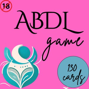 ABDL GAME, Age Regression Play Guide - 130 Karten, Femdom Submissive Sissy Training, Abdl Demütigung, Erwachsenen Windelliebhaber Anleitung für öffentliche Aufgaben