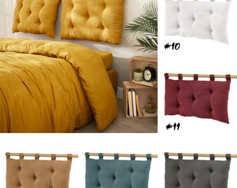 Headboard 50x80 cm - 100% Natural cotton gauze - Several colors available - Ultra tight weave 74 threads/cm - Oeko-Tex®