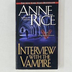 Interview with the Vampire by Anne Rice || Vintage 70s Vampire Gothic Horror Fiction Paperback Book