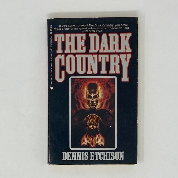 The Dark Country by Dennis Etchison || Vintage 80 Short Stories Horror Fiction Paperback Book