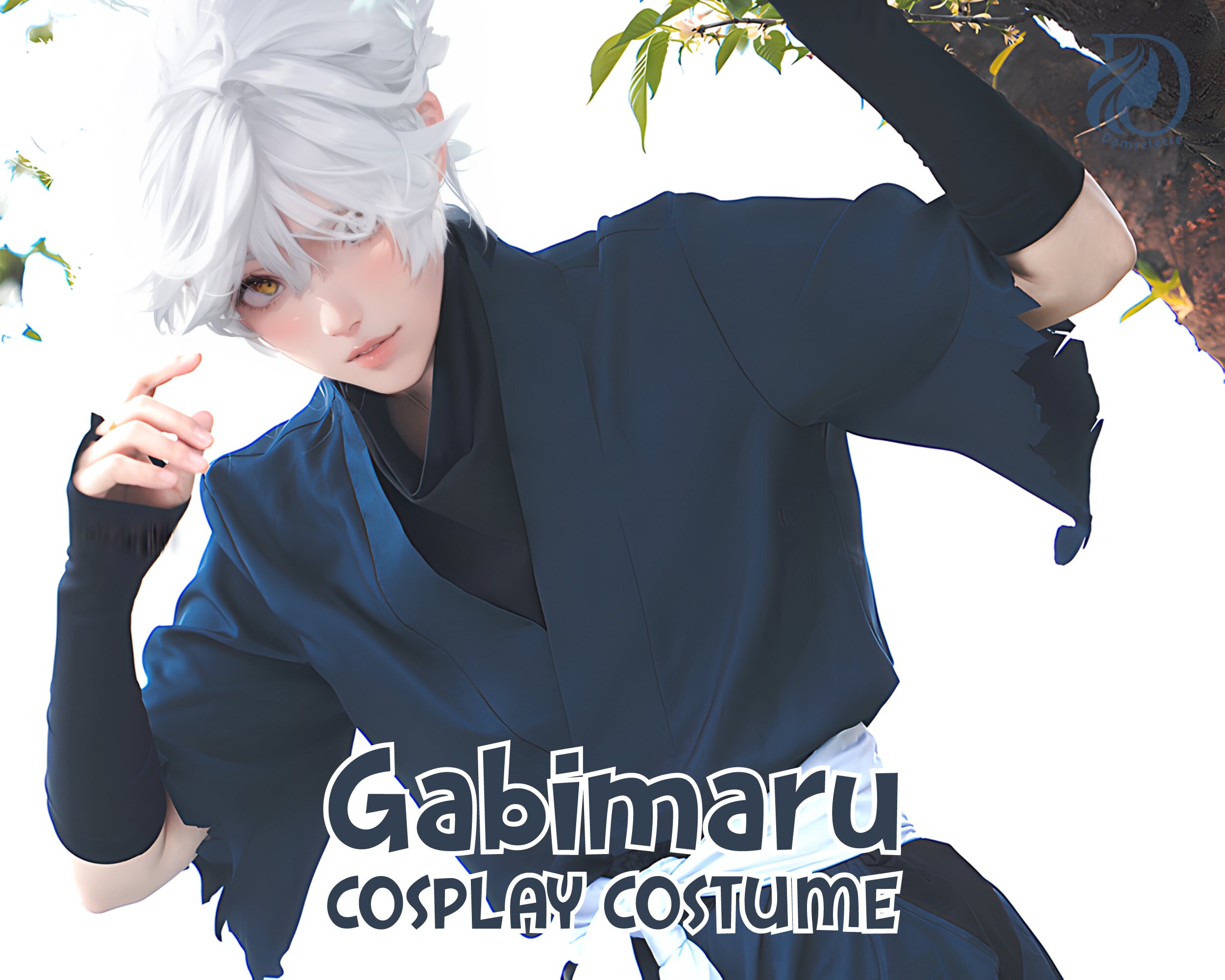 Hell's Paradise Jigokuraku Gabimaru Black Edition Cosplay Costume