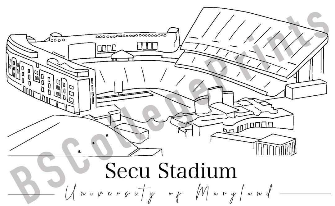 Secu Stadium UMD - Etsy