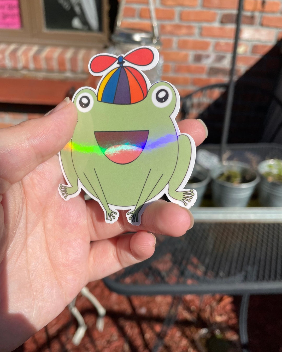 Froggie With a Propeller Hat - Etsy
