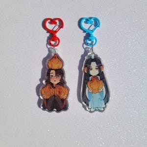 MDZS Wei Wuxian Lan Wangji Chickens  Acrylic Charm | Fan merch