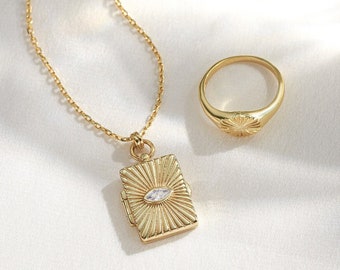 Böses Auge Medaillon Halskette • Foto Medaillon • Schutz Halskette • Personalisierte Medaillon • Geschenke für Mama • Geschenke für Schwester