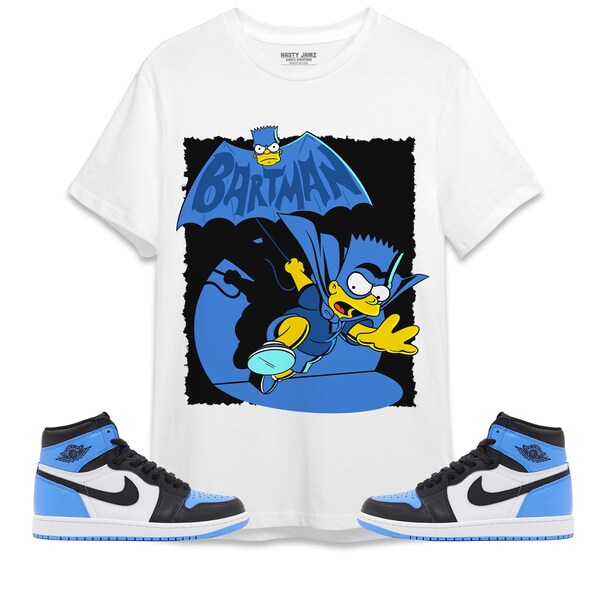 signal blue jordan 1 shirts