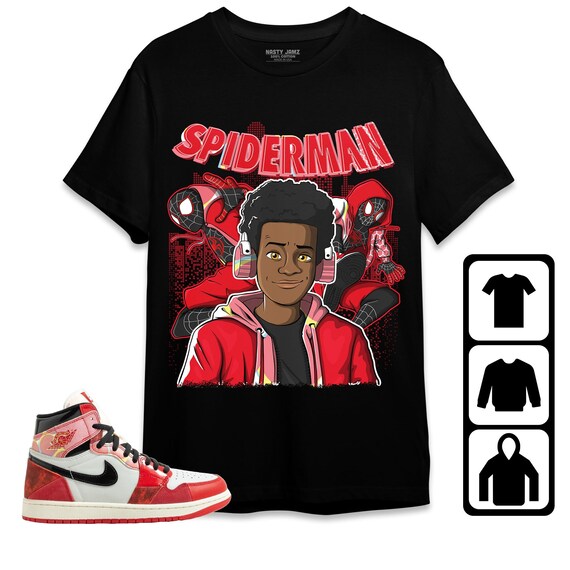 Spiderman shop jordan shirt