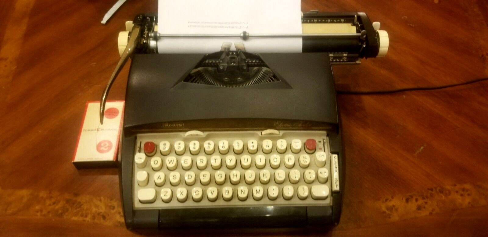 Vintage Sears Electric 12 Typewriter Tested Working See Print