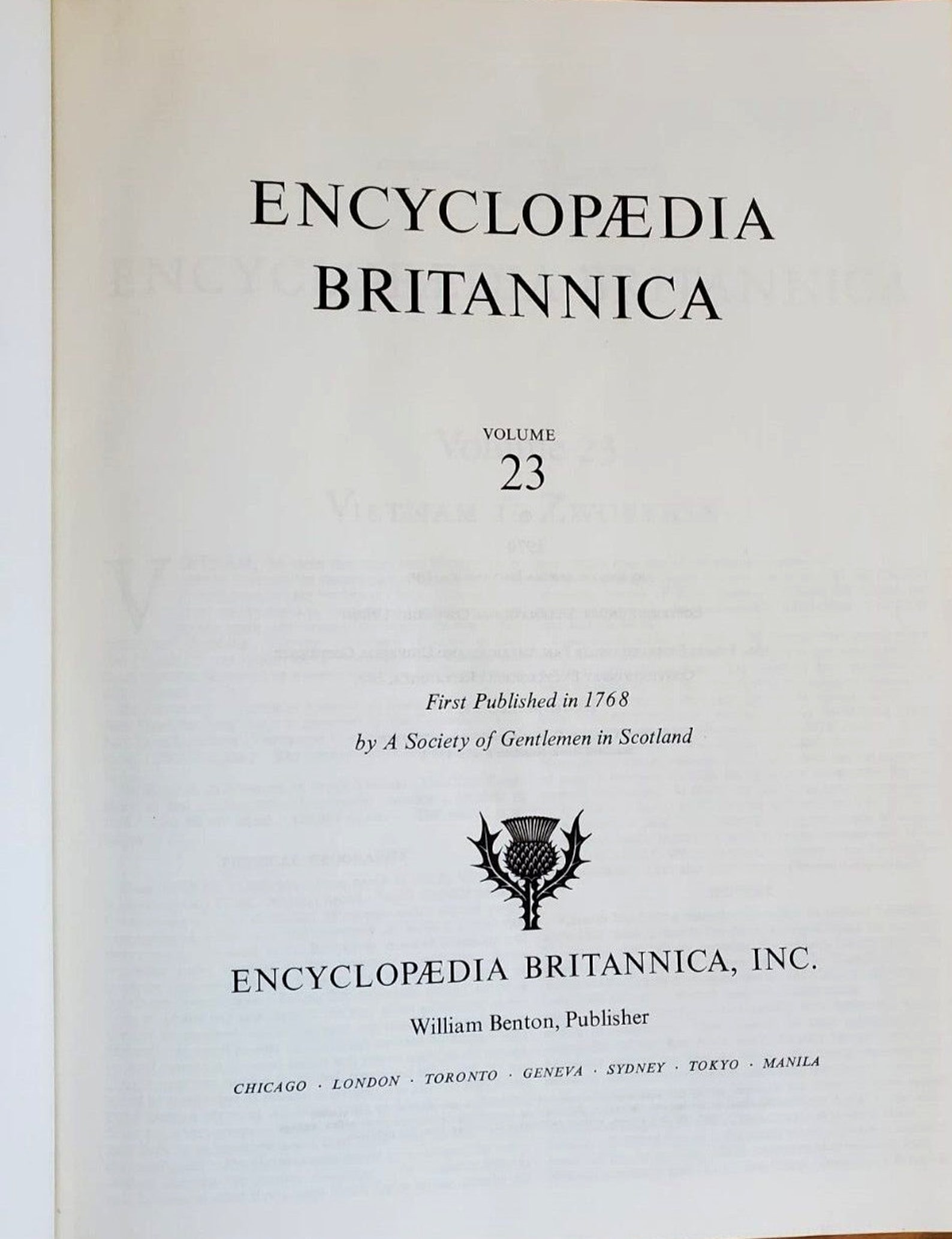 Vintage Complete Encyclopedia Britannica Set 1970 With Index Etsy