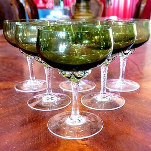 Green Tinted Wine Glass :: Obsolete