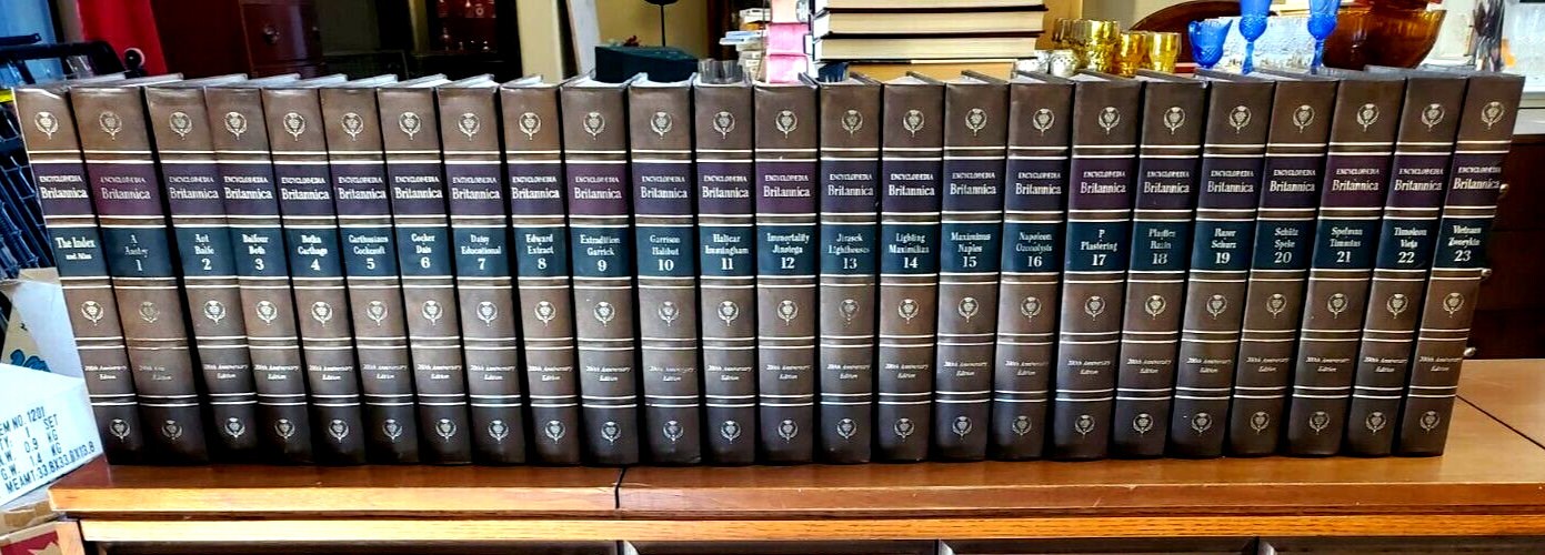 Vintage Complete Encyclopedia Britannica Set 1970 With Index Etsy
