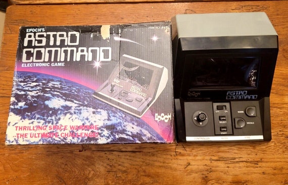 Vintage 1982 Epoch's Astro Command Electronic Game Complete W Box