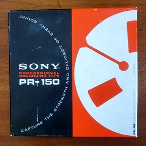 1 Sony PR-150 7 Inch Reel To Reel 1/4 Inch X 1800 Feet With Recorded Media