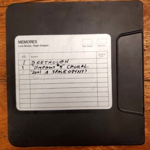 Memorex Low Noise High Output 7&quot; Reel to Reel 1/4&quot; Tape w/ Hard Plastic Case 1800 feet 1 mil