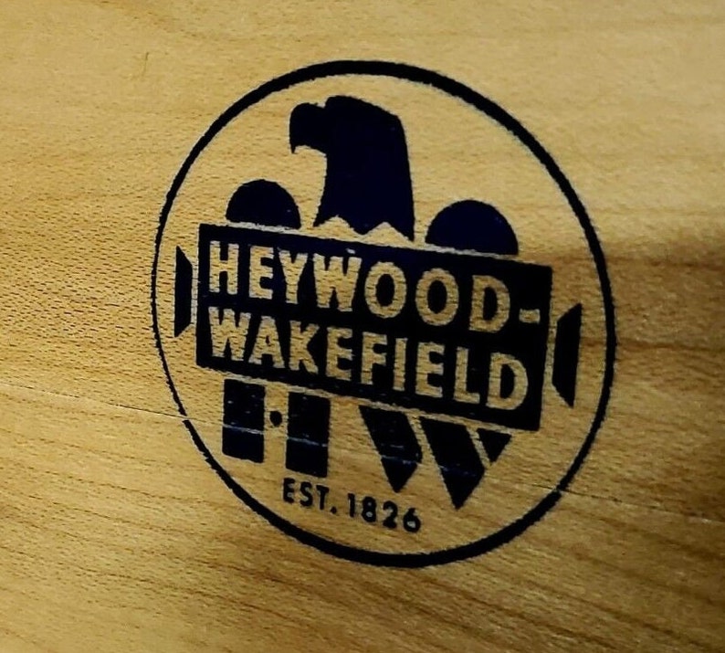 Colonial Mid Century Heywood Wakefield Vintage With Two Drawers