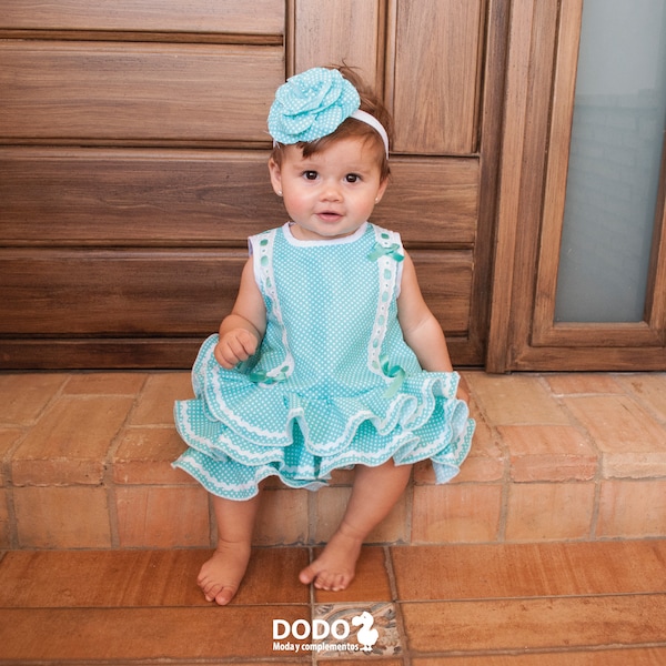 Vestido flamenca ya hechos para niñas de 0 a 18 meses