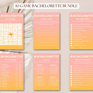 Austin Bachelorette Party Games Template. Austin Bachelorette Party Games Bundle. Retro Bachelorette PartyGames. Last Rodeo. Let&#39;s Go Girls!