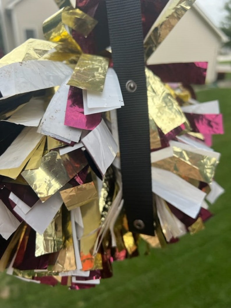 Custom Made Pom Holders for Cheerleading. No Pom Poms Included Etsy