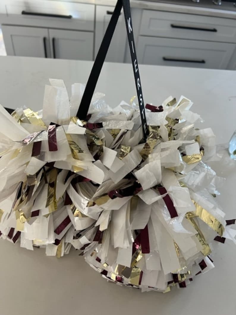 Custom Made Pom Holders for Cheerleading. No Pom Poms Included Etsy