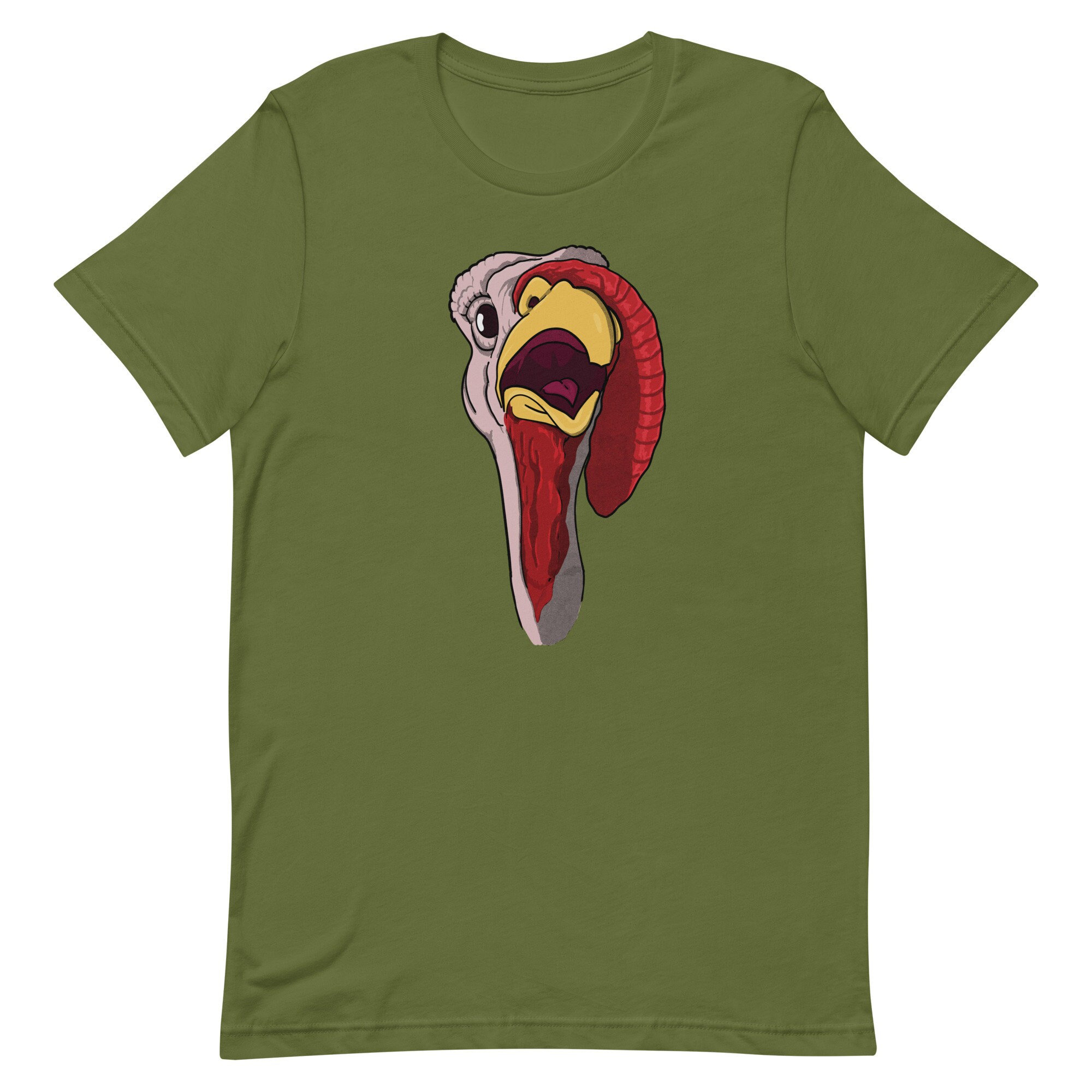 Cute and Funny Turkey Face Fall Thanksgiving T-Shirt