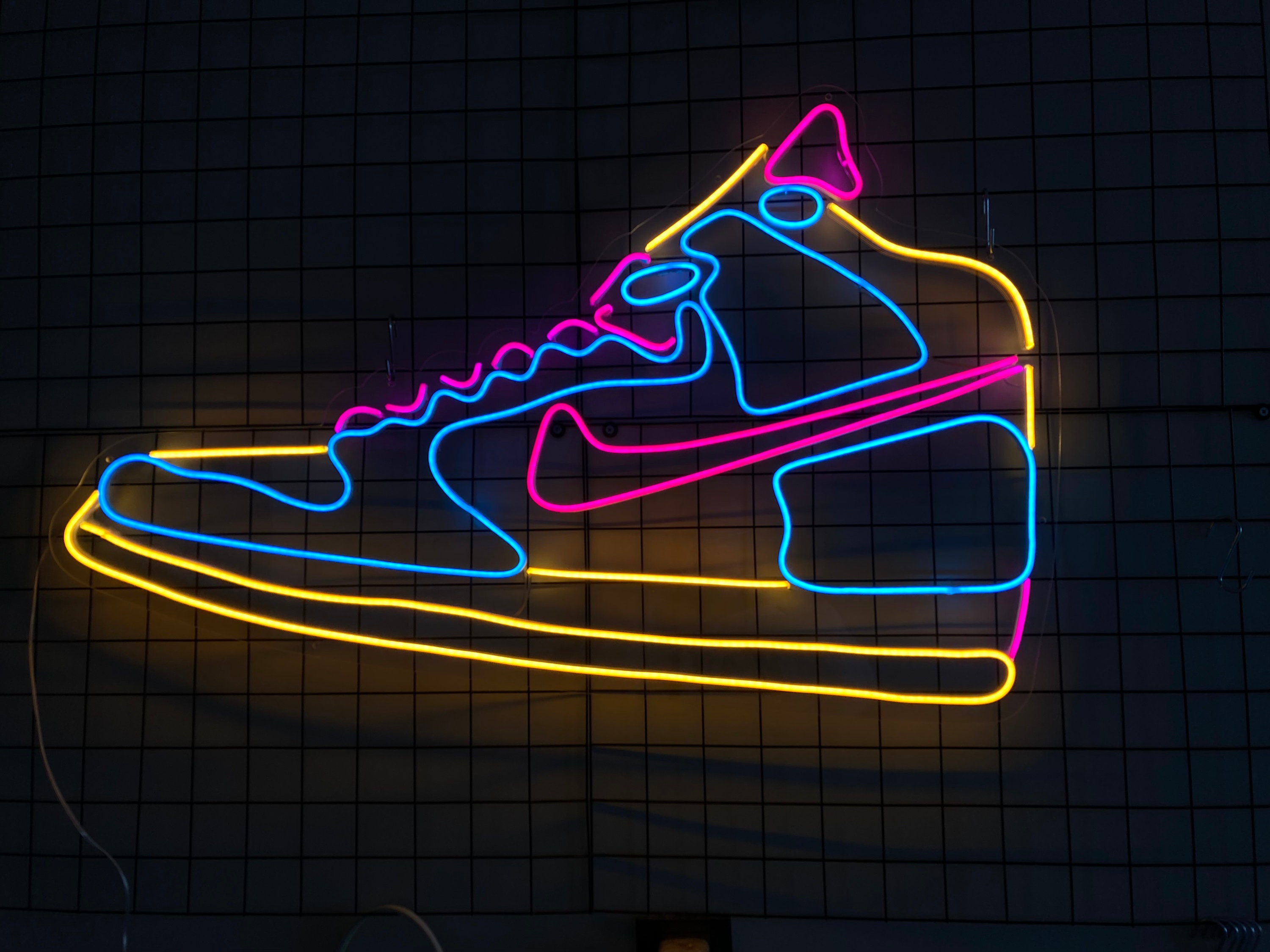 Neon shoes - Etsy España