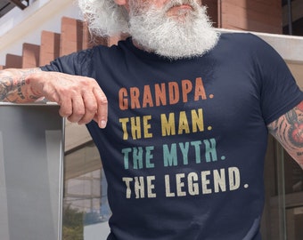 Opa der Mann der Mythos die Legende Shirt, lustiges Opa Shirt Geschenk, Vatertags Shirt für Opa, lustige Geschenke für Opa von Enkeln