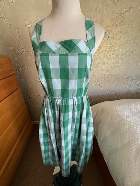 NWT Jcrew Blue and Green Checked Dress Size 10 - Etsy Australia